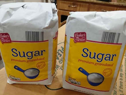 Photo of free White Granulated Sugar - 2 bags (Lincolnwood Library) #1