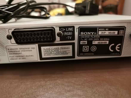 Photo of free DVD player + remote (Duffield DE56) #1