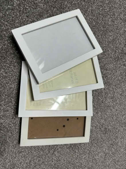 Photo of free Set of four small white frames (Burton green CV4) #1