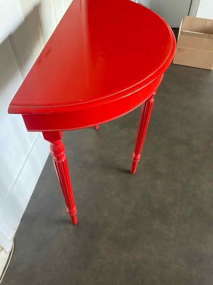 Photo of free Red console table (Bugbrooke) #2