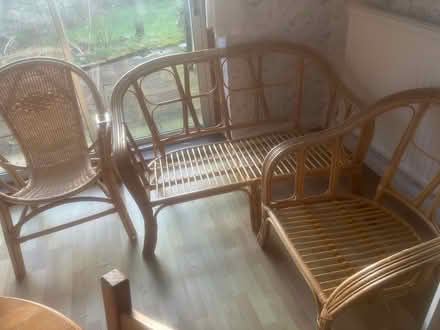 Photo of free Bamboo seat & 2 chairs (Brampton CA8) #2