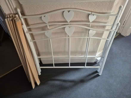 Photo of free Metal bed frame. (Carnforth LA5) #1