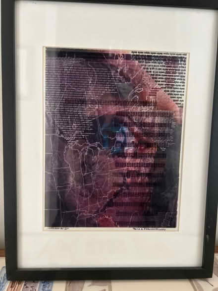 Photo of free Paula Braswell art piece, framed (Midtown Toronto) #1
