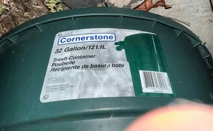 Photo of free 32-gallon trash container w/o lid (Valencia Avenue, Sunnyvale) #2