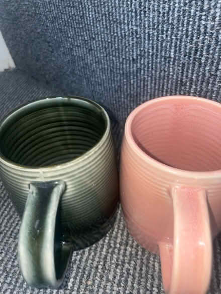 Photo of free Matching pink and grey mugs (Spotland Bridge OL12) #1