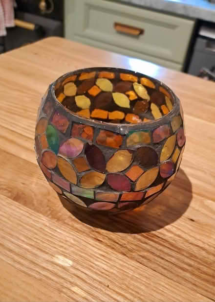 Photo of free Candle & pot RG26 (Bramley, Hants RG26) #2