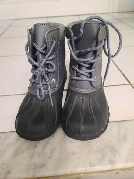 Photo of free Kids Black boots size 1 (Mississauga Ontario Canada) #1