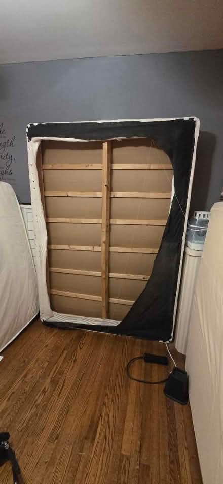 Photo of free Full sized mattress and box spring (Upper Darby) #4