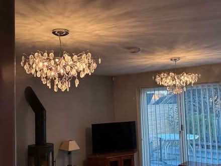 Photo of free 2 matching chandeliers (Caldicot NP26) #1