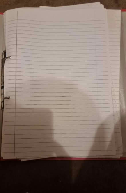 Photo of free Lined paper (South hampstead NW8) #1