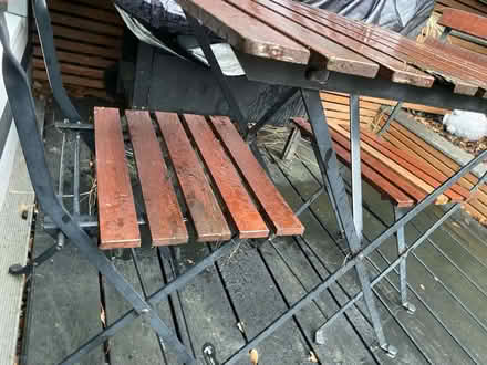 Photo of free Outside 2 seater table and chairs (KT9 Chessington) #3
