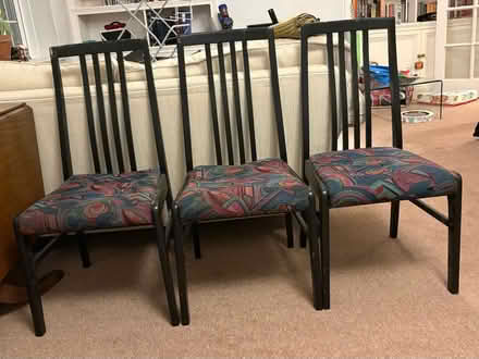 Photo of free 4 chair set, a sofa & a round chair (Harrow HA1) #1