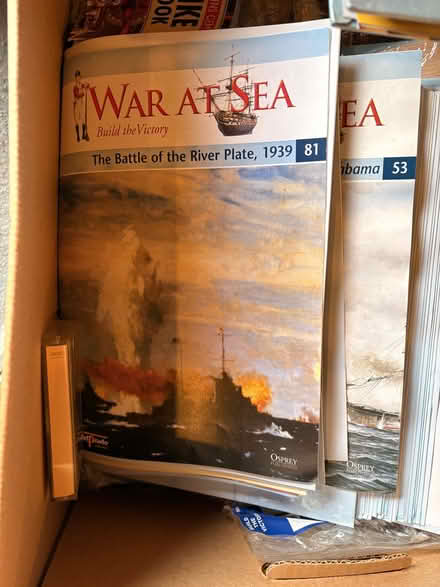 Photo of free War at sea magazine and build a ship bits! Balsa wood? (Sutton Pools OX14) #1