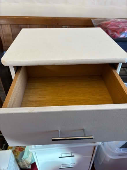 Photo of free A pair of White painted bedside drawers (Appleby-in-Westmorland CA16) #2