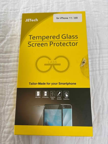 Photo of free Glass screen protector for iPhone 12/XR (Dartington TQ9) #1