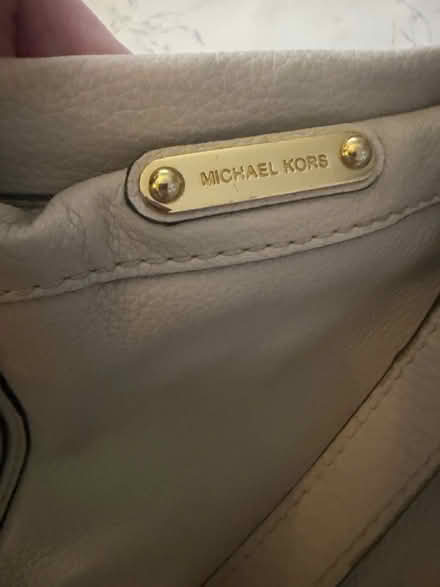 Photo of free Michael kors beige leather handbag (ME7) #2