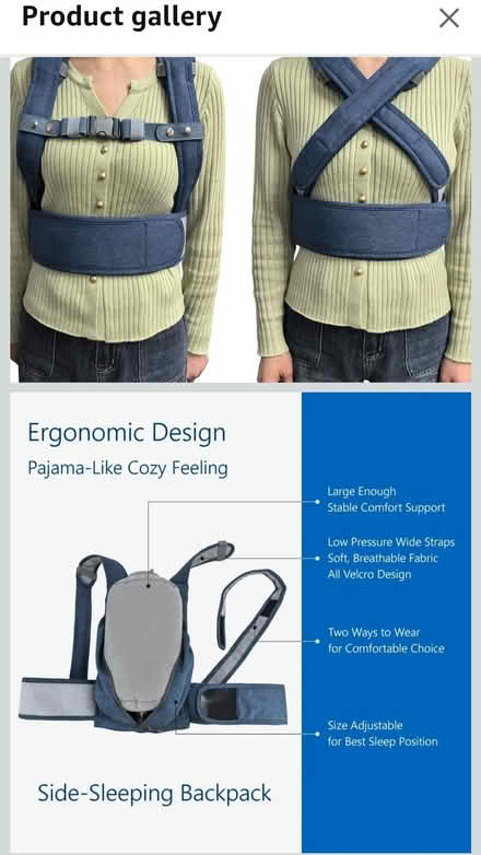 Photo of free Side-Sleeping Backpack (K2G 2Y9) #2