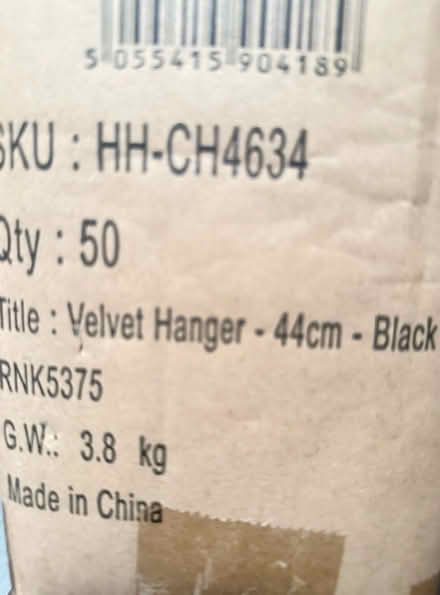 Photo of free Velvet hangers (Northampton) #1