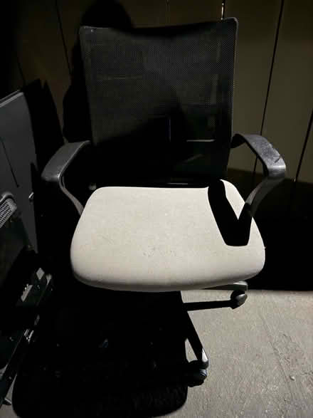Photo of free Adjustable rolling office chair (Valencia Avenue, Sunnyvale) #1