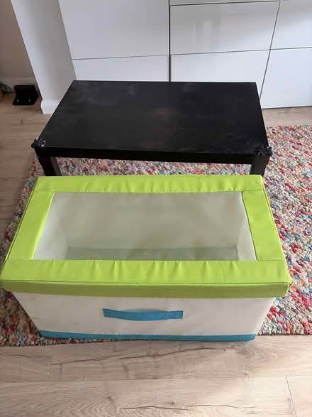 Photo of free Table and under table storage box (SG4 hitchin) #3