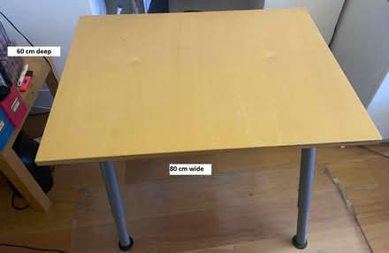 Photo of free Ikea Wooden Office desk 80x60 cm (Shepherds bush W12) #1
