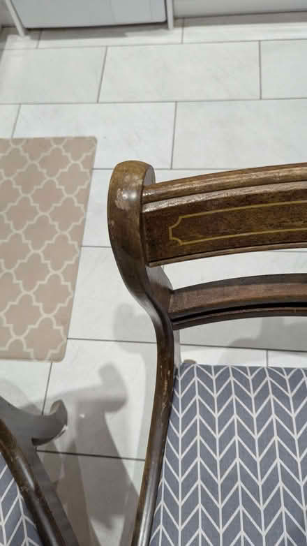 Photo of free Pair of Vintage Wooden Chairs (Bentley WS2) #3