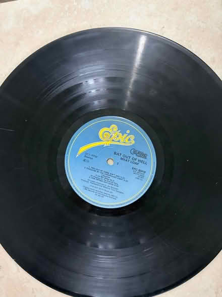 Photo of free Bat Out Of Hell LP- Meatloaf (Westbury Wilts BA13) #2