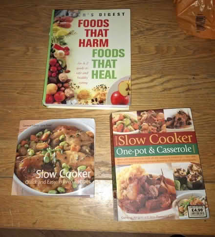 Photo of free 3 x cookbooks (Hanworth TW13) #1
