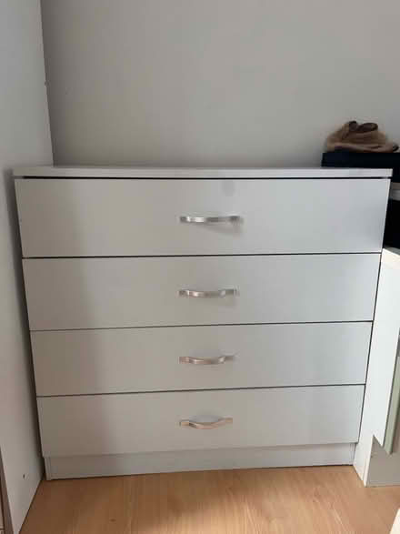 Photo of free White chest of drawers 4 drawer (TW1) #1