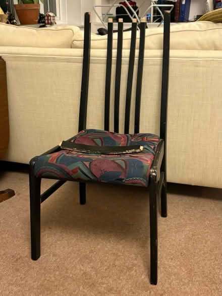 Photo of free 4 chair set, a sofa & a round chair (Harrow HA1) #2
