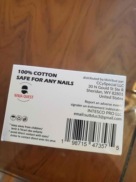 Photo of free Scented nail polish remover wipes (Downtown Bothell) #3