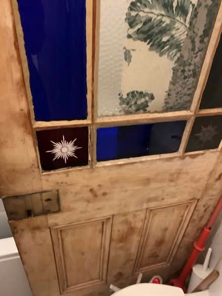 Photo of free Pine stained glass door (Crouch End N8) #2