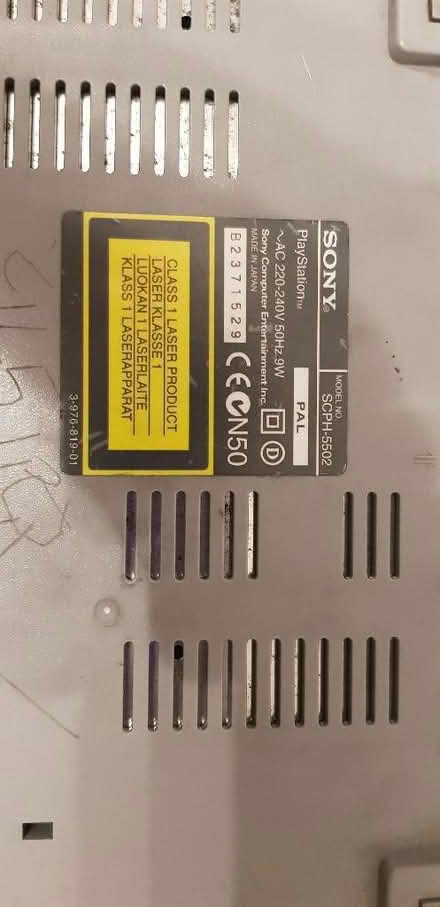 Photo of free Sony PlayStation 1, spares or repair (Bowbridge GL5) #3