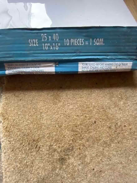 Photo of free white gloss tiles 10" x 16" (Widford CM1) #1