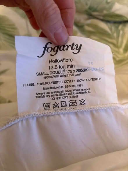 Photo of free Small double duvet (Sevenoaks TN13) #2