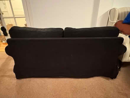 Photo of free COLLECTION ASAP ikea ektorp 2-seat sofa (dyed black) (Sudbury Hill HA1) #2