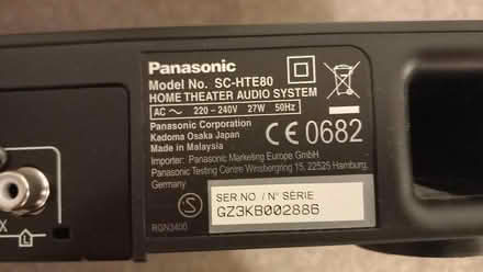 Photo of free Panasonic sound bar (Craigie PH2) #4