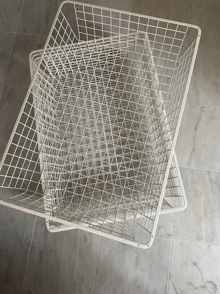 Photo of free Metal storage baskets (Combe Down, Bath.) #2