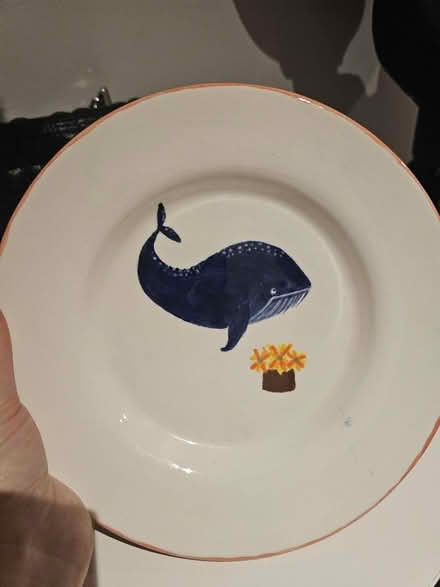 Photo of free Whale plate (Oval Quarter SW9) #1