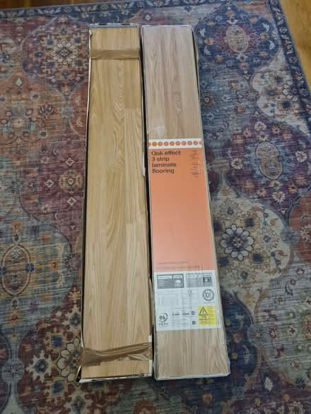 Photo of free Oak effect laminate flooring (5 sqm) (Middleyard GL10) #1