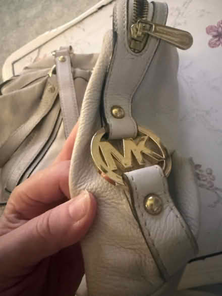 Photo of free Michael kors beige leather handbag (ME7) #3