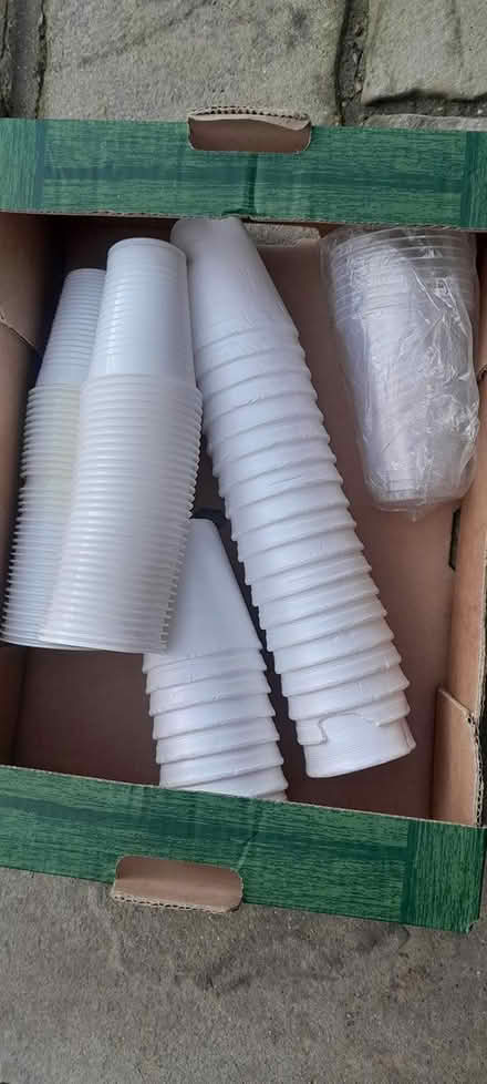 Photo of free Plastic and polystyrene cups (Alresford CO7) #1