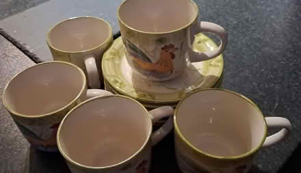 Photo of free Cups and saucers- farmyard design (Upton CH2) #1
