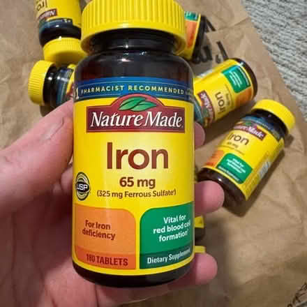 Photo of free Nature Made Iron Tablets - unopened (55414) #1