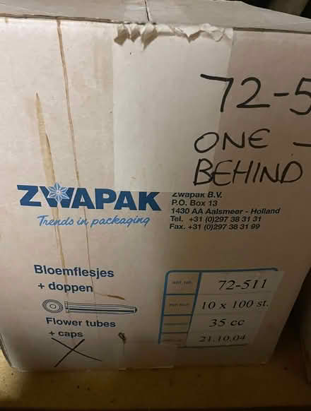 Photo of free Plastic small test tubes (Birdham) #1