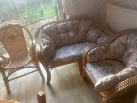 Photo of free Bamboo seat & 2 chairs (Brampton CA8) #1