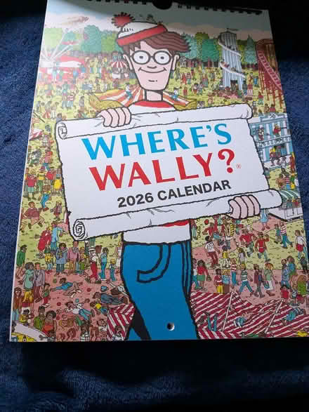Photo of free Where's Wally 2026 Calendar (Acton Central Overground W3) #1