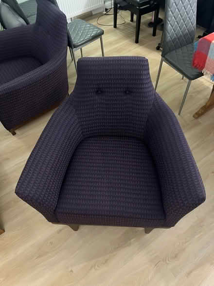 Photo of free Purple arm chair (Harrogate HG2) #1