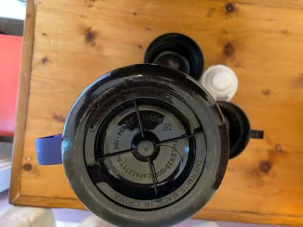 Photo of free thermos flask with 2 cups blue & black (Broadwater BN14) #4