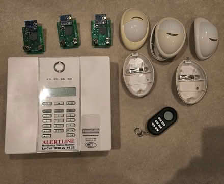 Photo of free Alarm panel, fob, PIRs and Doorbell (Blackrock) #1